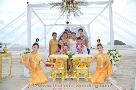 Krabi Beach Wedding Package : Rinda + Joey on August 02, 2016 : Thailand Marriage Planner